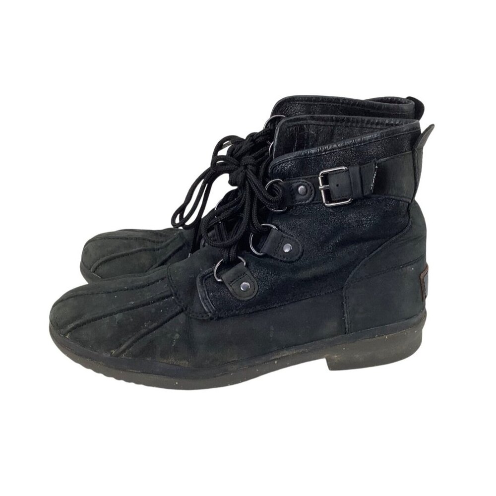 UGG Heather Womens Waterproof Ankle Boot Size 9.5 - Picture 3 of 6